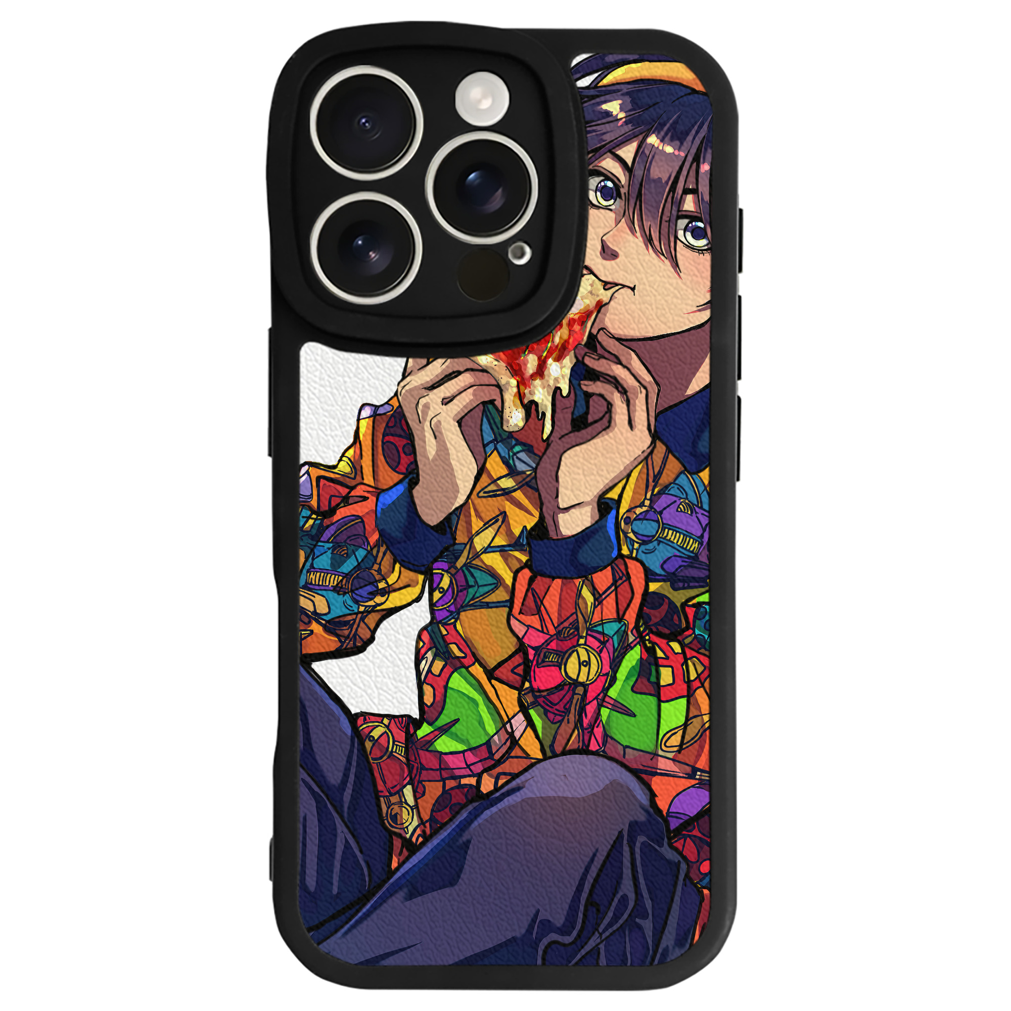 （画像用） ジョジョの奇妙な冒険 JoJo's Bizarre Adventure 【iPhone 16シリーズ対応】シリコンスマホケース（レザー調） 材質：シリコン